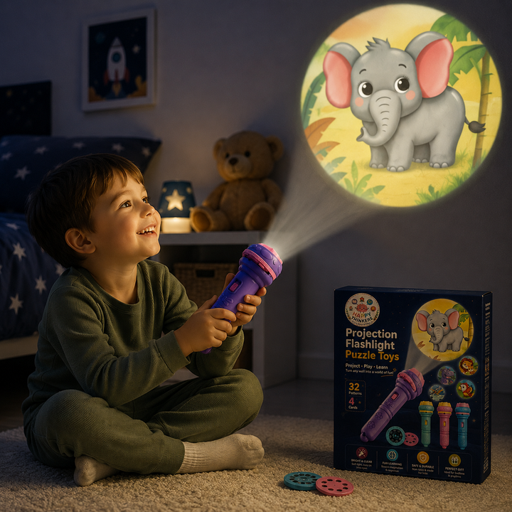 Happy Thinkers Projection Flashlight